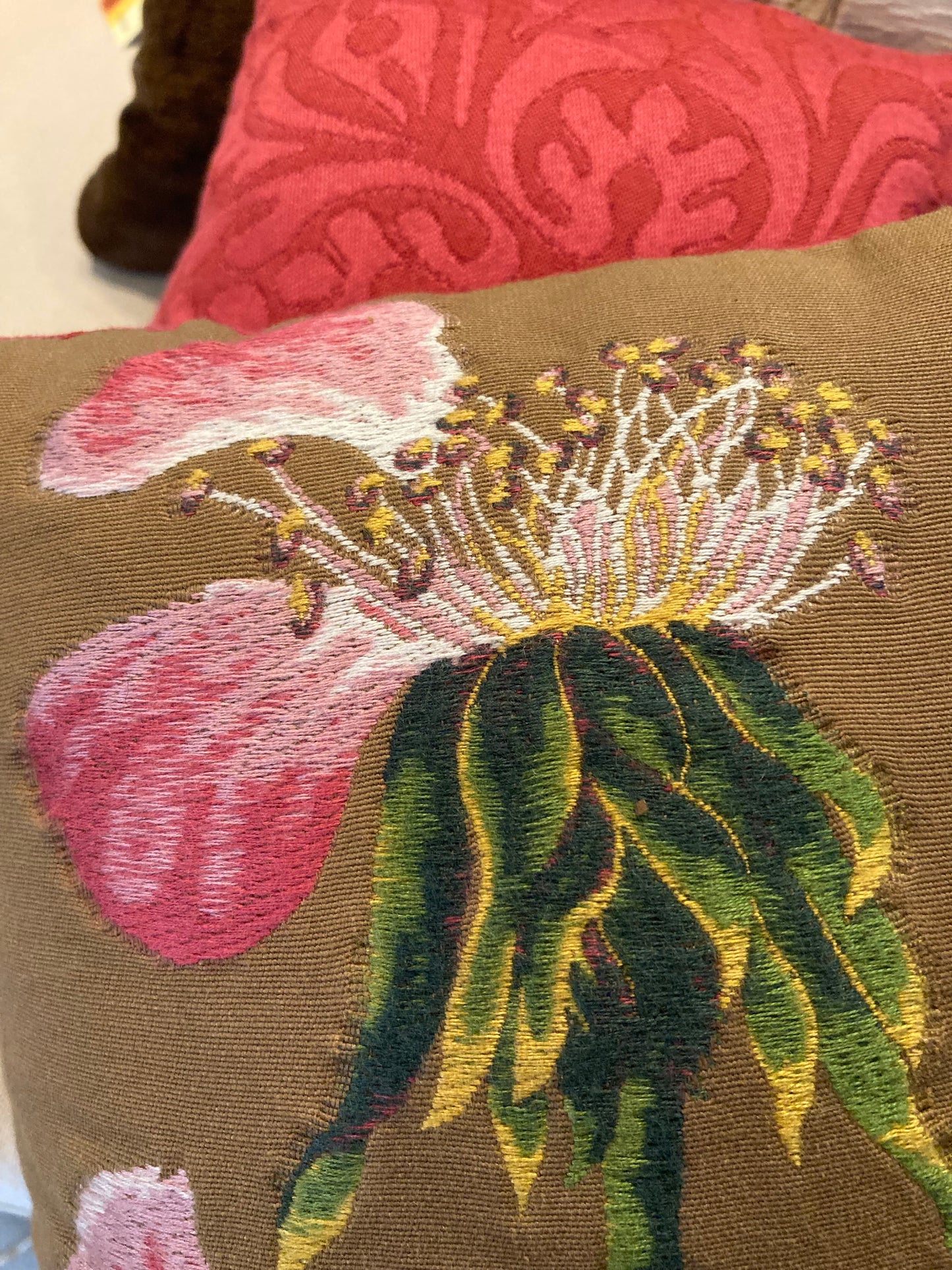 Pillows - Rose embroidery