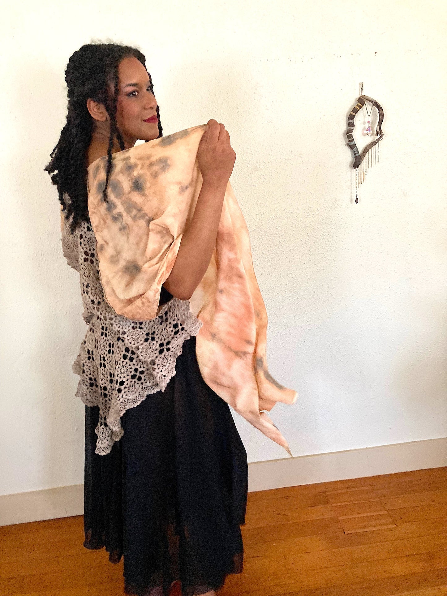 Shawl- Crochet/ Silk