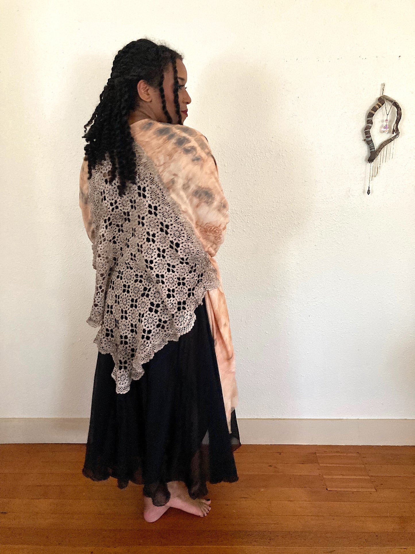 Shawl- Crochet/ Silk