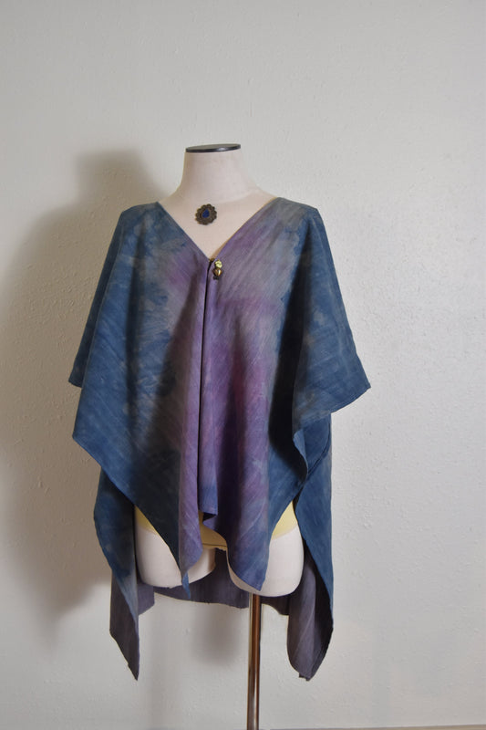 silk shawl - natural dyed