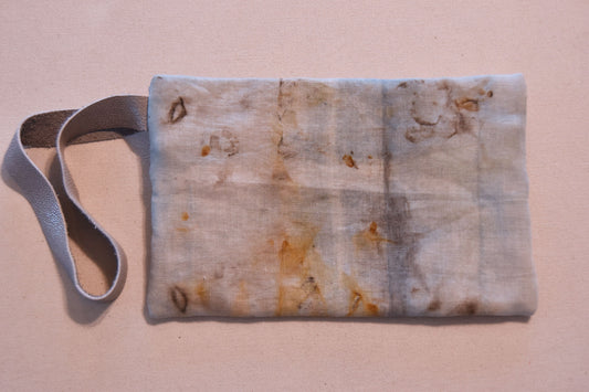 Linen Clutch- Indigo