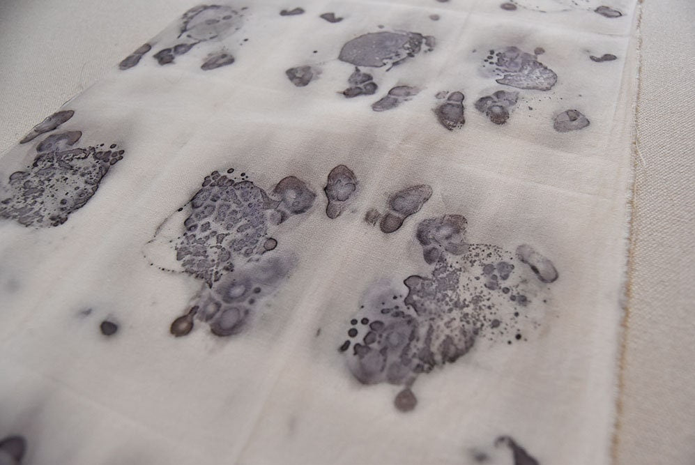 Natural dyed fabric bundle C - cotton, linen