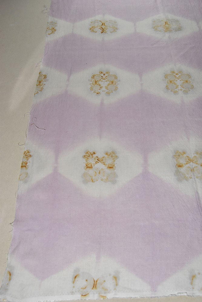 Plant dyed fabric - linen