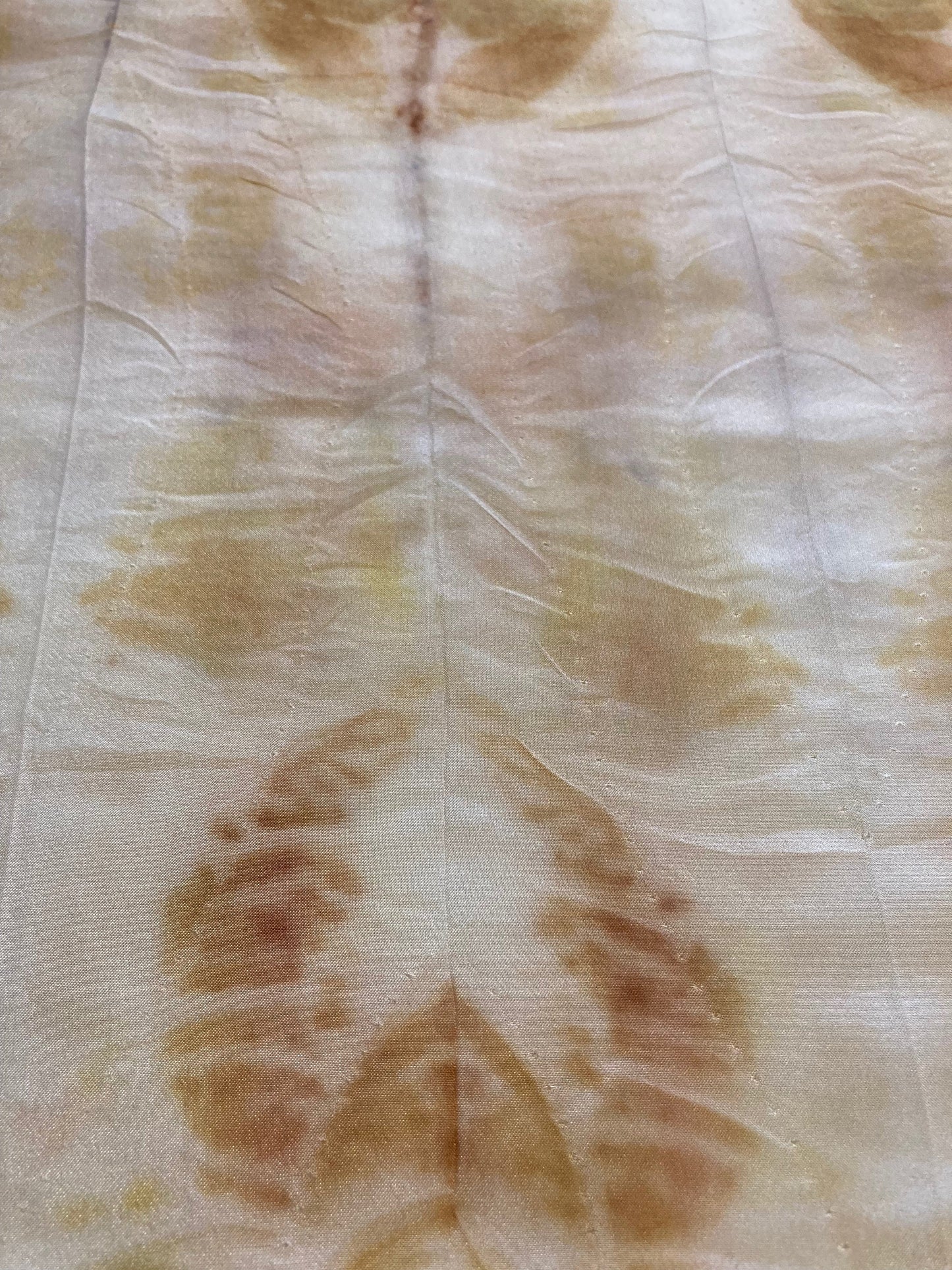 Silk Natural dyed fabric - yardage - natural dyes
