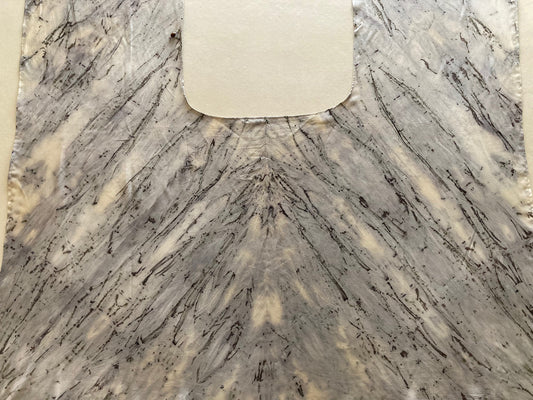 Poncho- Shawl- silk- natural dye